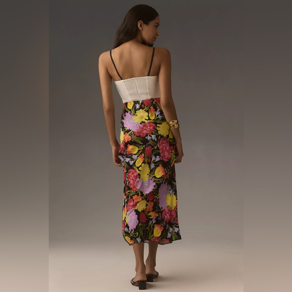 NWT The Yukiko Noritake Tilda Maxi Slip Skirt - Picture 3 of 5